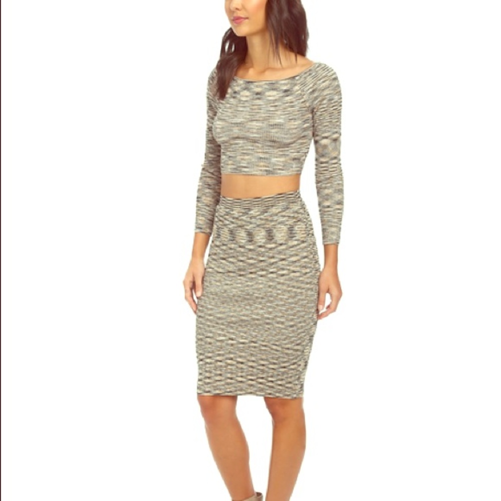 Free People - Sweater Skirt Set